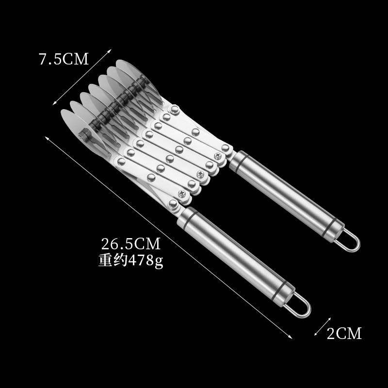 Mango de alambre negro Acero inoxidable Cuchillo de barras de masa de múltiples ruedas Cuchillo de rueda de pizza Cuchillo de merengue danés Cuchillo de cocina