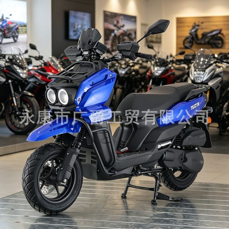 Cross-Border Export Tank Tank Road Boss Scooter 150Cc Fuel Vehicle Dual Adult Off-Road Source Factory