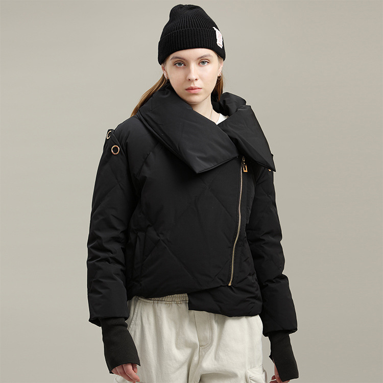 Chaqueta Parka con Capucha para Mujer de Poliéster