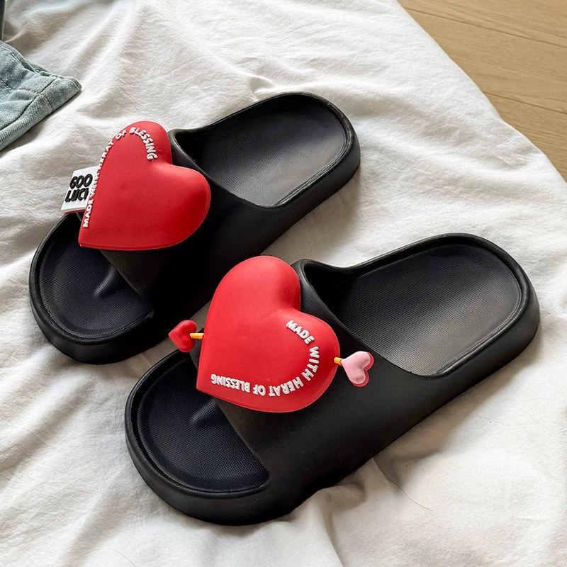 Женские тапочки Love, летняя верхняя одежда, женские тапочки, новые тапочки из ЭВА, домашние сандалии на мягкой подошве, мужские сандалии, женские сандалии