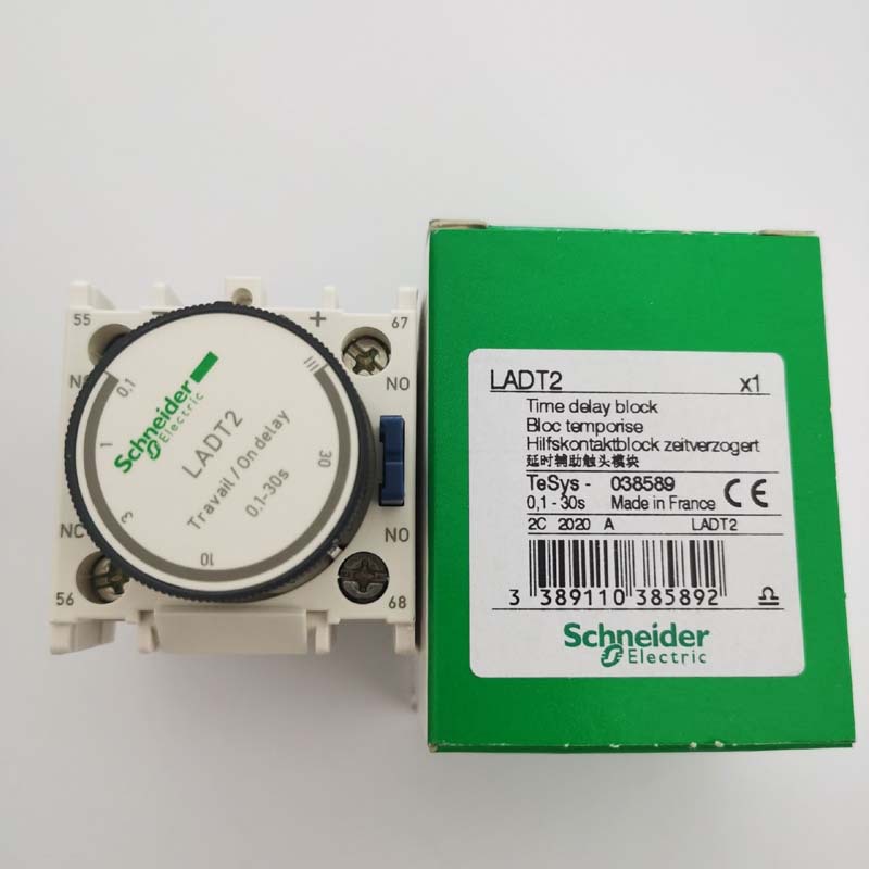 全新原装交流接触器通电延时触头模块LAD-T2 0.1-30S订货号LADT2