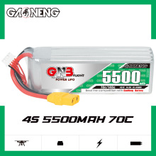 GNB高能5500mAh 4S 14.8V 70C固定翼遥控RC船模直升机FPV锂电池