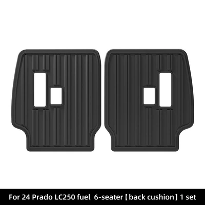 24 Models of Prado Lc250: Trunk Mat - 24-models-of-land-cruiser-lc250-second-row-seat-back-cushions-six-seatsfuel-black