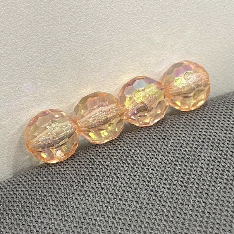 Corte de color sólido transparente, perlas de fútbol de fantasía, perlas de la tierra, bolas de luz de colores, bolas de bricolaje, bolsos diy, pulseras, accesorios para colgar coches image 32