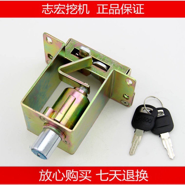 挖机配件 挖机工具箱锁 卡特挖机工具箱锁 工具箱锁总成 320B/C