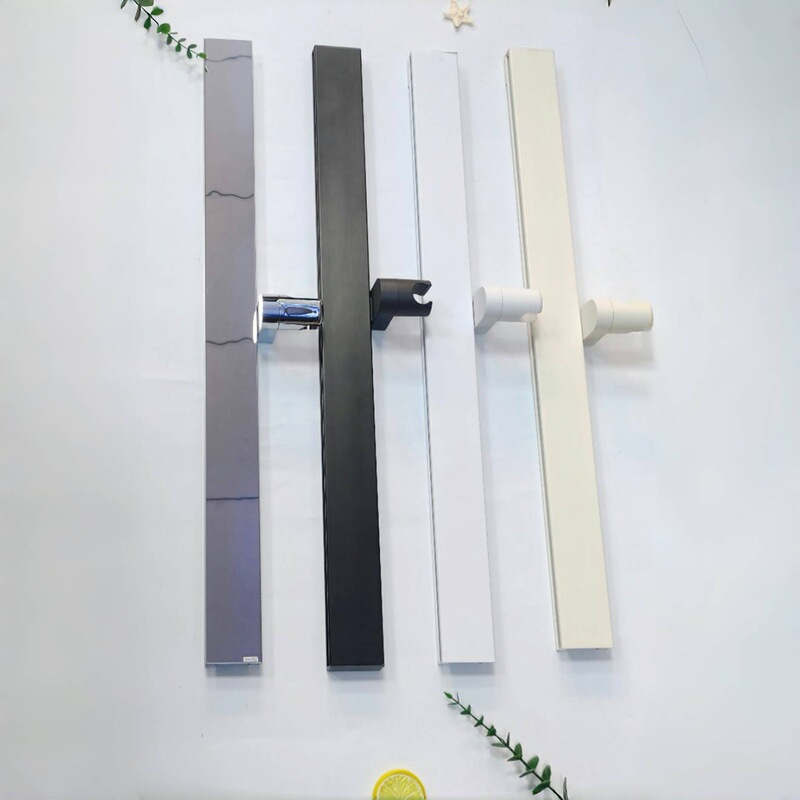 Flat Tube Square Space Aluminum Adjustable Rod for Home Bathroom Shower Head Bracket, Wall-Mounted Fixed Nozzle, Adjustable at Will Flat Tube Square Space Aluminum Adjustable Rod for Home Bathroom Shower Head Bracket, Wall-Mounted Fixed Nozzle, Adjustable at Will