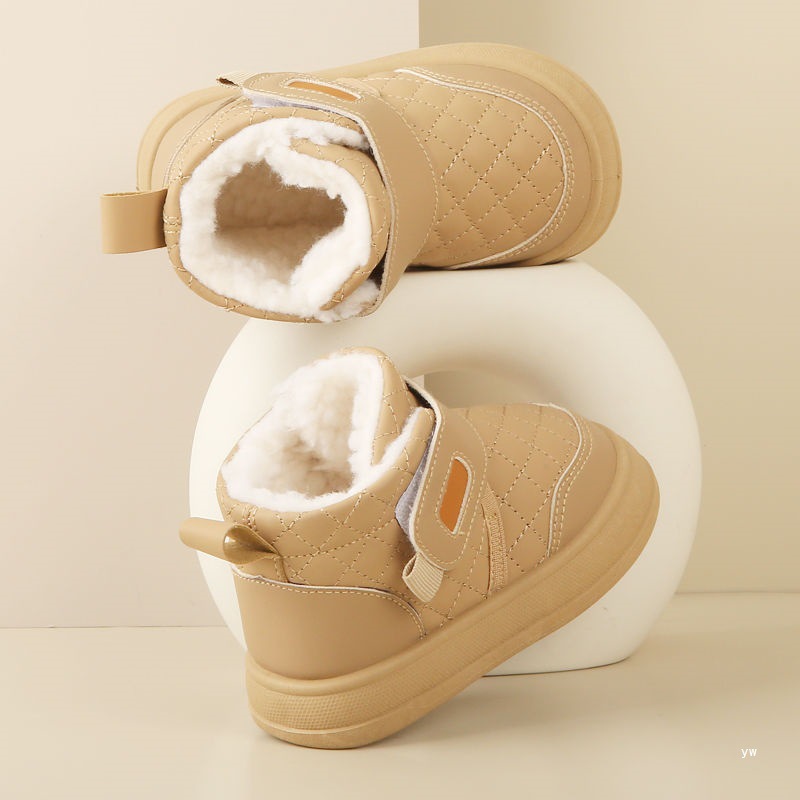 Winter children's keep warm water repellent low boots for men and…