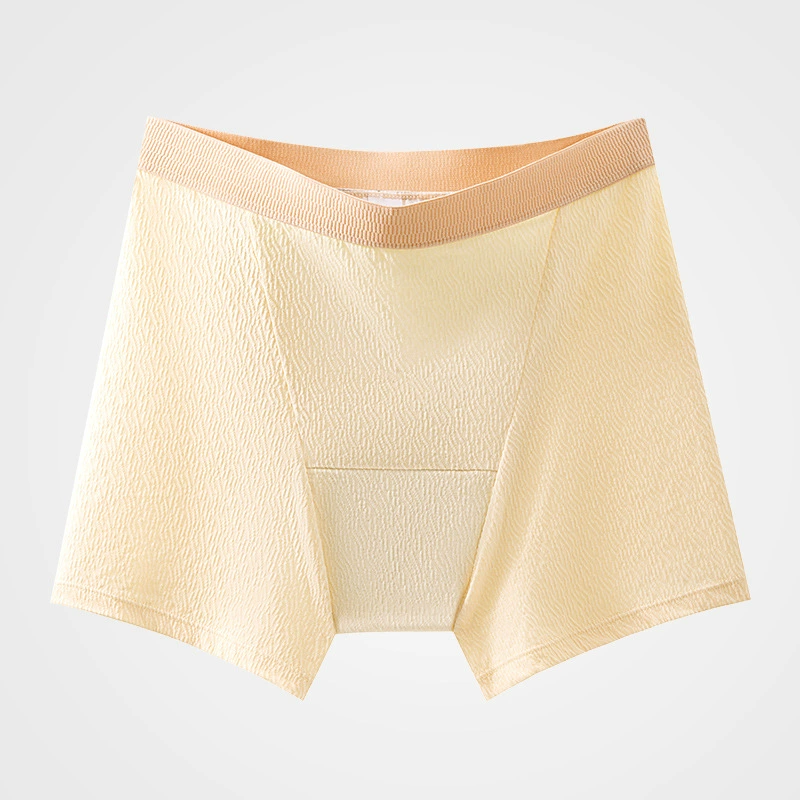 Thin physiological long cotton antibacterial pants, plus size, high waist