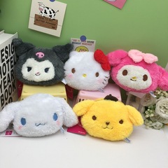 外国貿易の爆発的なクロミのぬいぐるみの小さい財布の漫画の公の子の包みは鍵を掛けて人形の学生のクリスマスのプレゼントを掛けます。