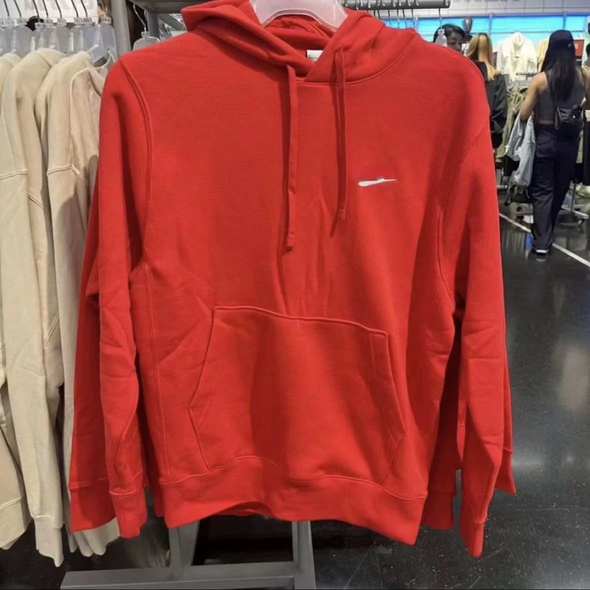 Nike Hoodie Fleece Red