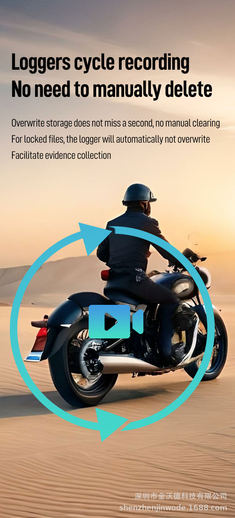 Cross-Border Dedicated 7-Inch 4K Motorcycle Recorder Wireless Carplayandroidauto Navigator Gps Tire Pressure