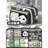 Genuine [Panda Grand Slam set] Black lacquer black +1 doll +6 correction band +4 panda pen+4 fluorescent pen+4 set of feet+50 signed in convenience +1 brooch +1