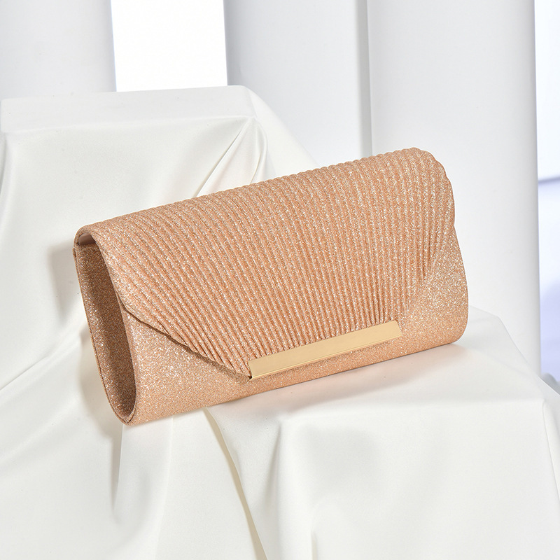 Cross-border Fashion Isolated Lite Pleated Hand Cross-body Dinner Bag Vintage Ladies Hand Envelope Bag in stock Wholesale Cross-border Fashion Isolated Lite Pleated Hand Cross-body Dinner Bag Vintage Ladies Hand Envelope Bag in stock Wholesale