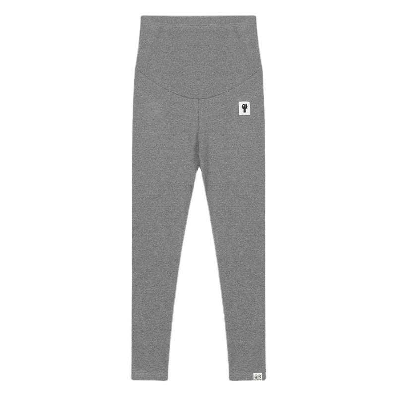 En stock ropa de maternidad forrada polar cálido estilo coreano pantalones de maternidad 2024 Otoño e Invierno ropa pantalones leggings ajustable vientre soporte Pantalones