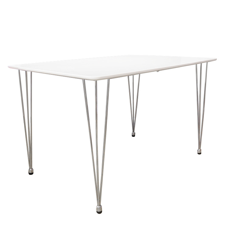 mesa de café mesa de exportación de lujo ligero diseñador nórdico moderno simple rectangular mesa de comedor casera