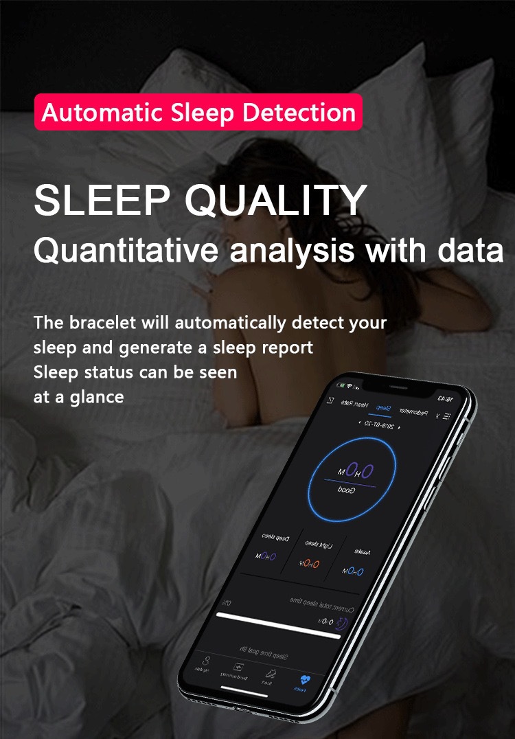 Bluetooth sports heart rate, blood oxygen, blood pressure monitor, step sleep, health monitoring, reminder, customizable, waterproof M4 smart bracelet undefined