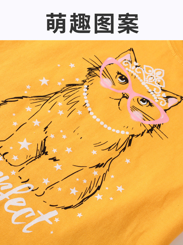 欧米風長袖2024子供tシャツ女の子綿漫画模様春秋カジュアル長袖tシャツ子供服卸売り|undefined