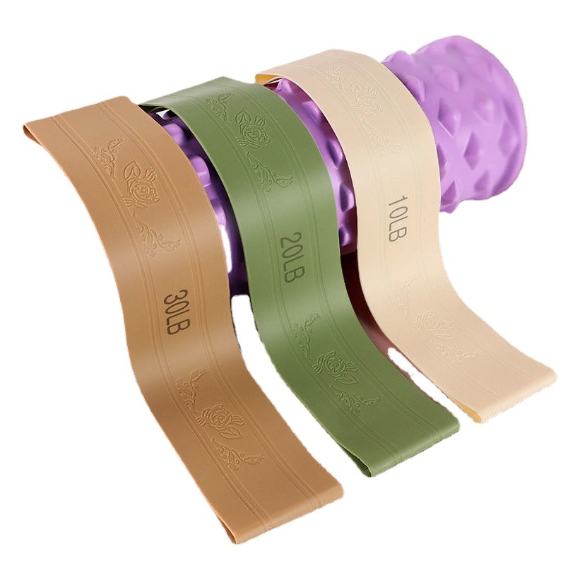 Yoga Stretch Belt Tension Belt Fitness Women's Resistance Belt Open Shoulder Training Bootstrap Elastic Loop Elastic Rope Squat Hip Belt