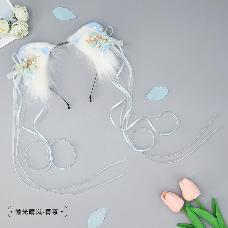 子猫の髪飾り猫の耳の頭飾りlolita少女猫の耳のカチューシャ展cosシミュレーション獣の耳のカチューシャ|undefined