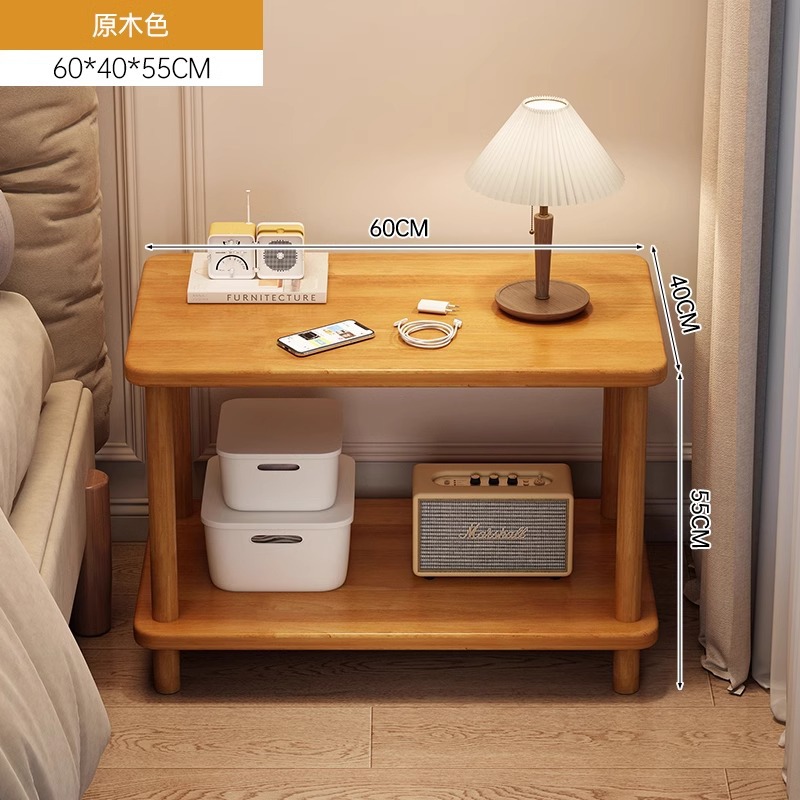 Madera de madera sólida toda la madera sólida simple moderna alquiler de habitaciones de dormitorio simple casero gabinete de cabecera de cama estante de cabecera