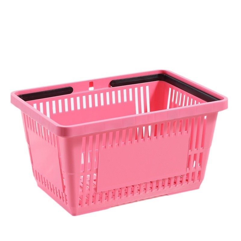 Cesta de compras de supermercado cesta de compras cesta de mano cesta de plástico cesta de verduras bocadillos farmacia tienda de conveniencia tienda de maquillaje cesta bocadillos