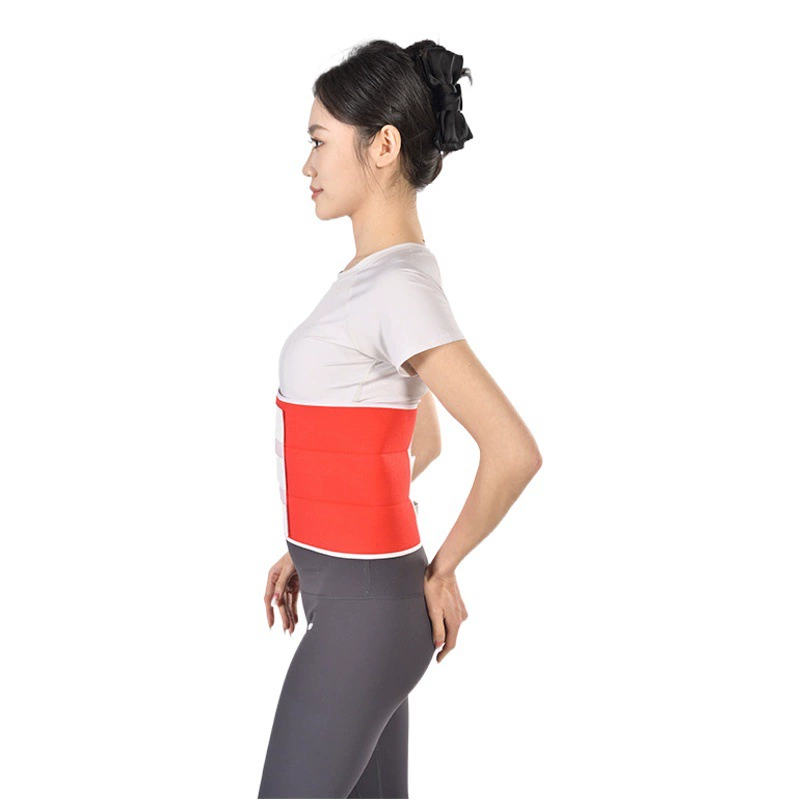 Хлопковый самоклеящийся бандаж для живота, цельный самоклеящийся корсетный пояс, пояс для восстановления после операций и родов, полностью самоклеящийся бытовой бандаж для живота.