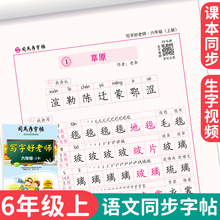 司马彦字帖写字好老师六年级上册语文同步练字帖小学生字帖楷书