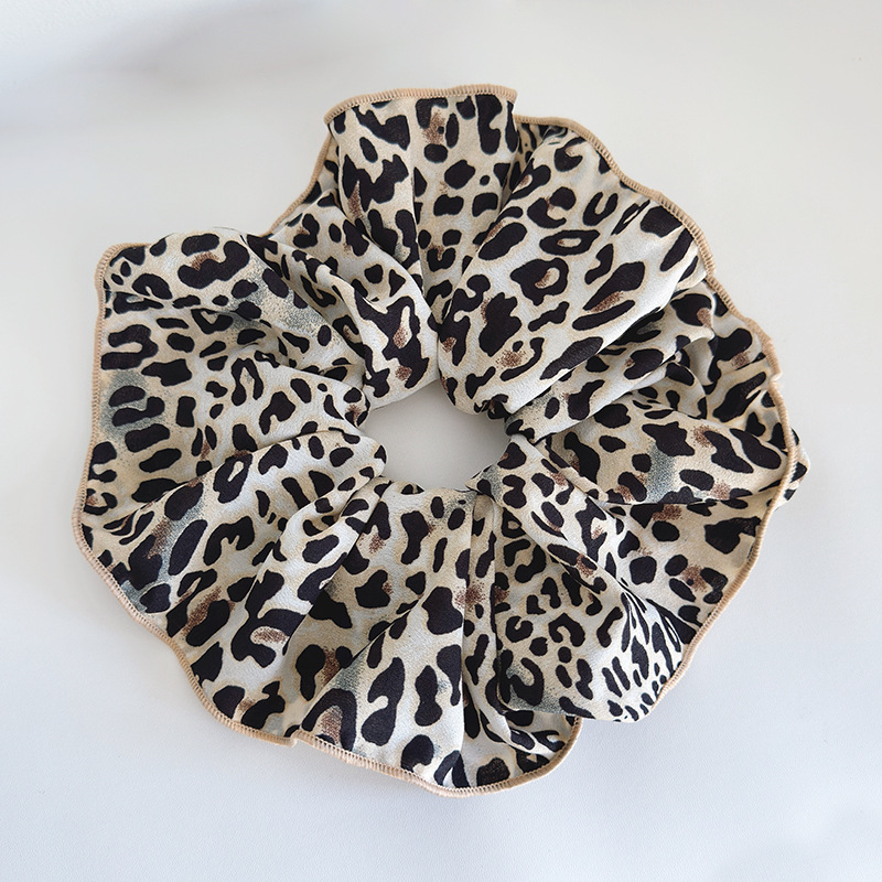 Резинка для волос с леопардовым принтом 568 цветов, 22 см.