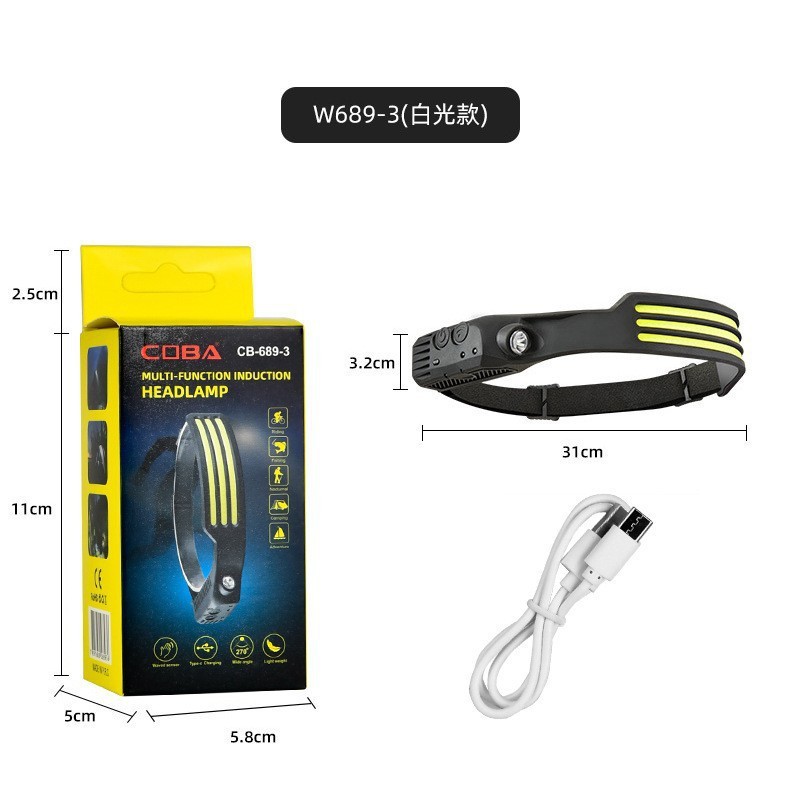 Lintera de luz brillante transfronteriza LED, antorcha de emergencia al aire libre, carga telescópica y enfoque USB, linterna de emergencia doméstica image 14