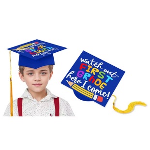 Kindergarten Bachelor's Cap, Primary and Secondary School Students' Graduation Ceremony Degree Hat, Photo Studio Photography Performance Clothing, Kidsren's Doctor's Cap