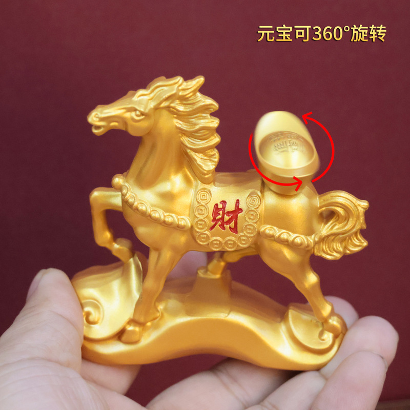 軽くて豪華なモダンな馬の装飾品、すぐに金持ちになる装飾品、すぐに金持ちになる装飾品、ワインキャビネット、リビングルーム、家の装飾工芸品|undefined
