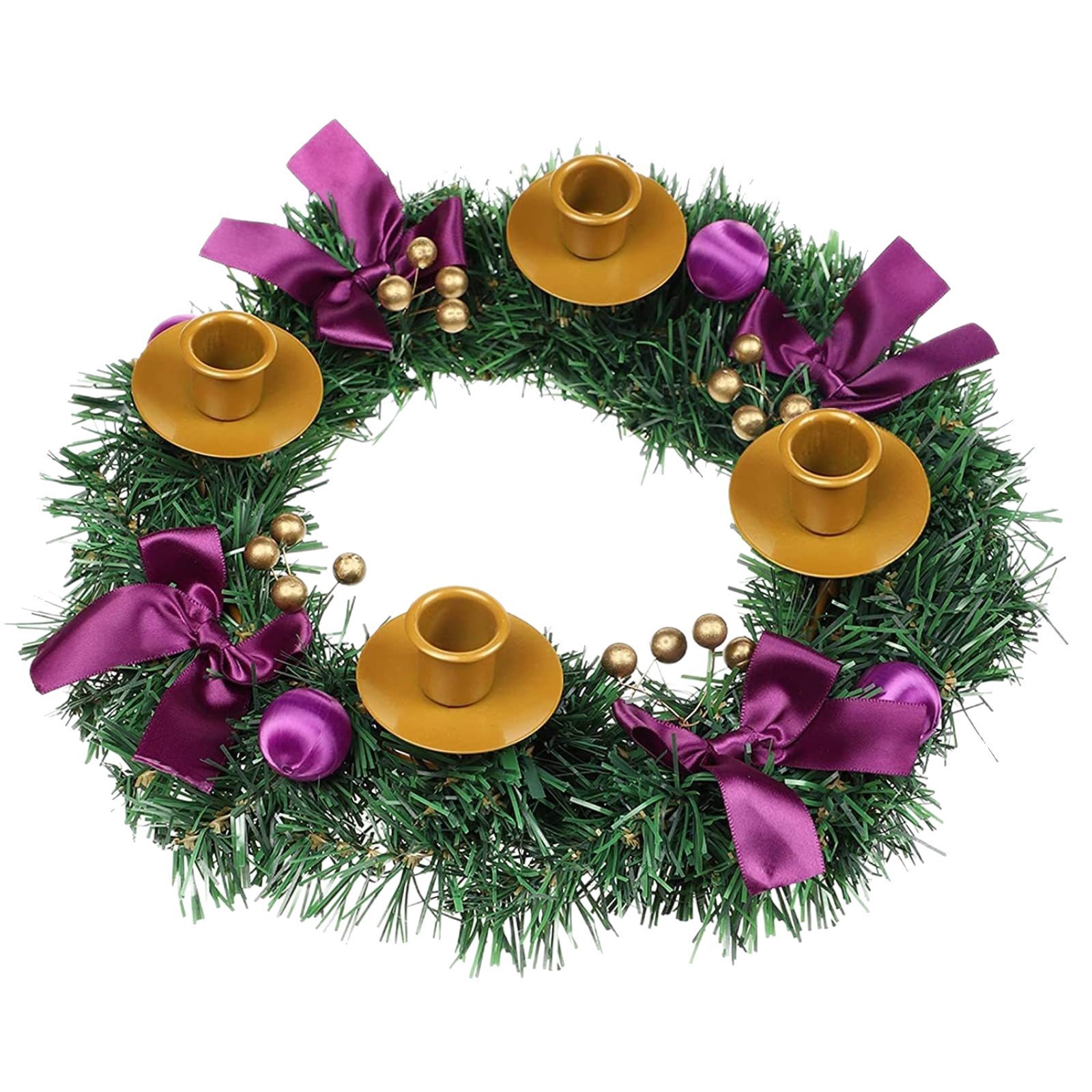 Cinta CORONA DE Navidad decoración de Navidad fábrica al por mayor Navidad candelabro Garland vela Copa Navidad candelabro de Navidad image 27