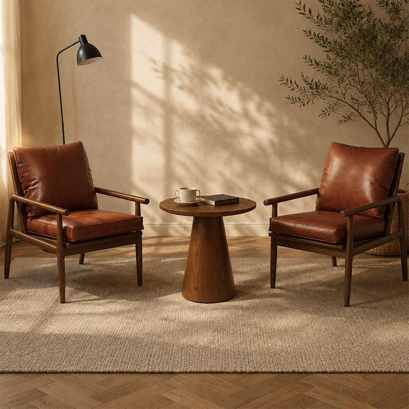 Casual table and chair set, one table and two chairs, three-piece set for balcony, small apartment, single sofa chair, hotel and guesthouse room Casual table and chair set, one table and two chairs, three-piece set for balcony, small apartment, single sofa chair, hotel and guesthouse room