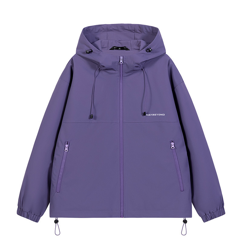 Outdoor Mountain-Style Dopamine Jacket, Unisex, Very Stylish for Autumn, Windproof and Waterproof Hooded Parka Outdoor Mountain-Style Dopamine Jacket, Unisex, Very Stylish for Autumn, Windproof and Waterproof Hooded Parka