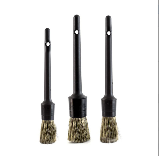Car Interior Cleaning Brush Three-Piece Set Air Conditioning Outlet Brush Wheel Hub Brush Engine Gap Detail Brush Wholesale