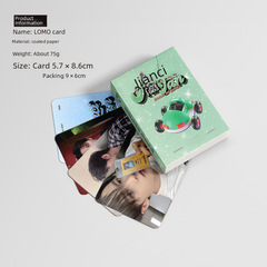 Tian Jianci Small Cards, Pack of 50, 57x86mm, Star-Related Laser Lomo Holographic Small Cards and Postcards