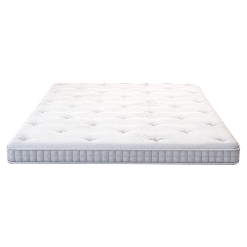 Five-star hotel white thin mattress 15cm thick independent spring 5cm latex home high box bed cushion