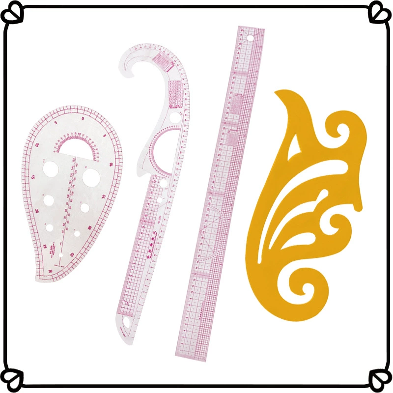 Размер печати одежды линейка одежда пропорциональная пластина изготовление кривой линейки режущий инструмент многофункциональная разделочная доска костюм режущая линейка