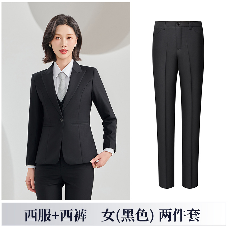 Women's black suit + pants