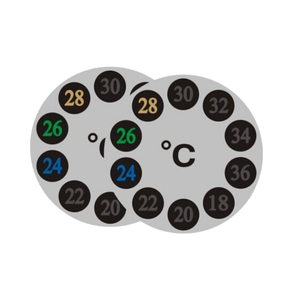 Sticker, thermometer, aquarium