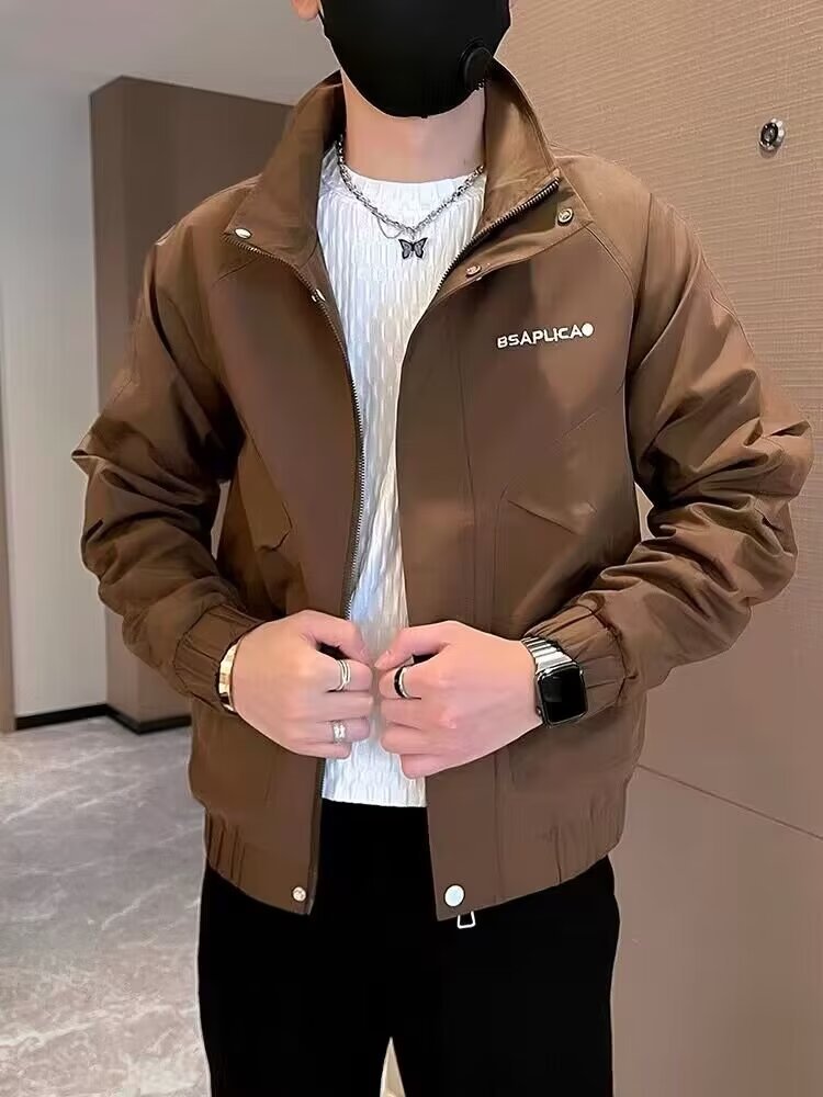 Moda marca pu Shuai ropa de trabajo chaqueta hombres primavera y otoño moda bordado chaqueta 2023 nuevos hombres casual otoño superior