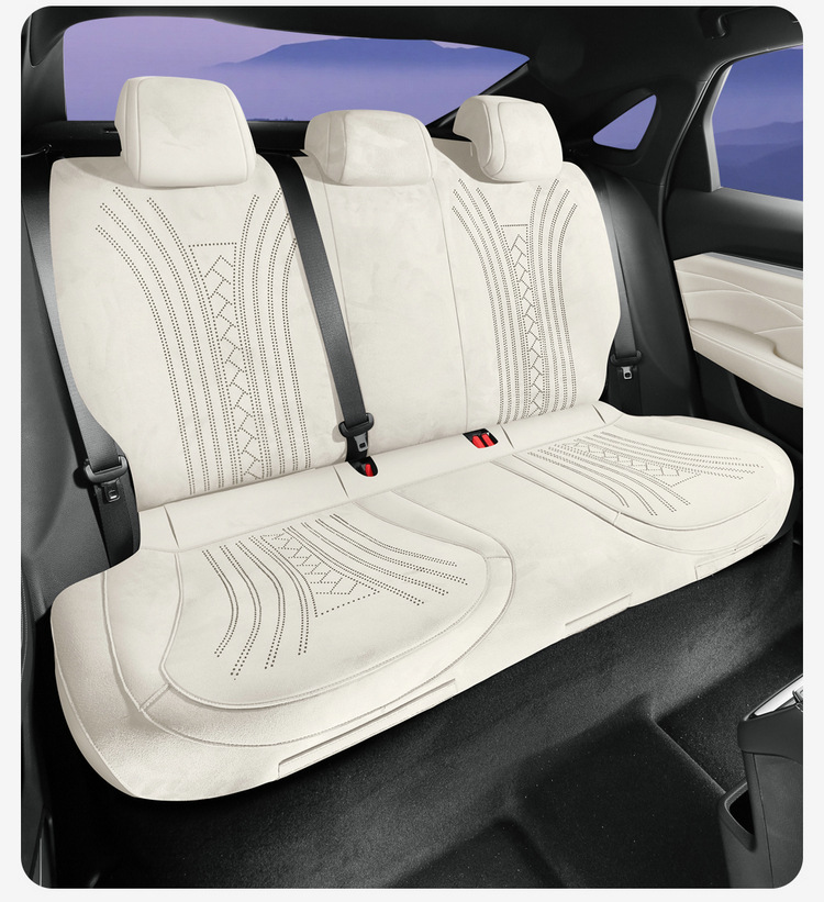 Suitable for Galaxy Starry 7, this car seat cover is made of suede, provides full coverage, features ventilation holes, and is suitable for all seasons