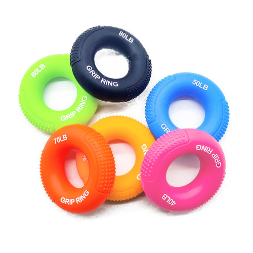 Dot matrix finger mark silicone grip strength device grip circle finger strength device rehabilitation training palm massage pinch strength device finger exercise
