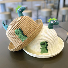 Baby boy hat summer boy straw hat baby sun protection hat children's sunshade one year old fisherman hat Xia Bao sun