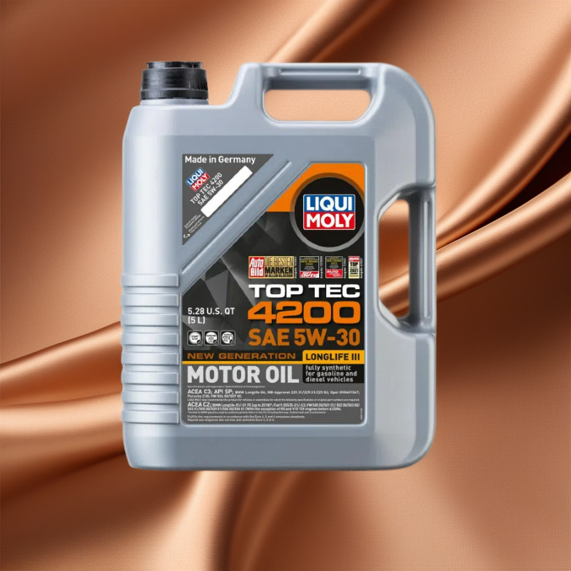 德国原装进口力魔5W30机油TOPTEC4200全合成汽车发动机润滑油5L