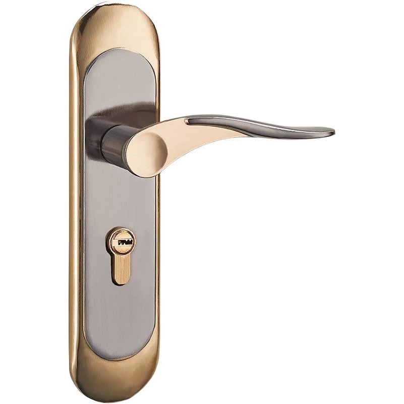Cerradura de pomo para puerta de madera interior de aleación de aluminio, estilo minimalista, para hogar/dormitorio, hardware, venta al por mayor de cerraduras para puertas.