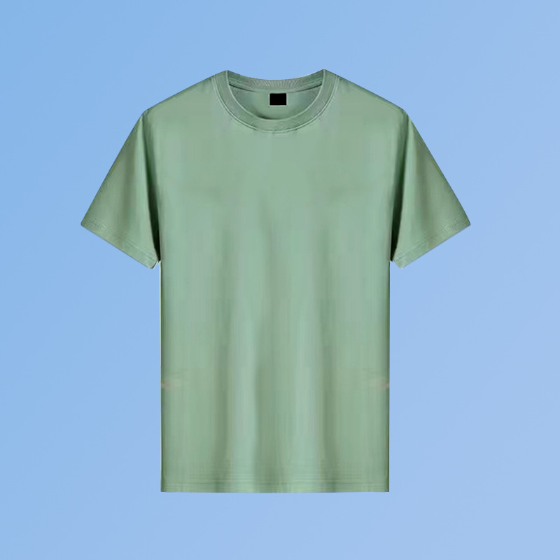 Camiseta de manga corta de verano para hombre camisa de fondo SLIM-Fit camiseta de media manga de moda cuello redondo Camiseta impresa Top ropa puesto suministro