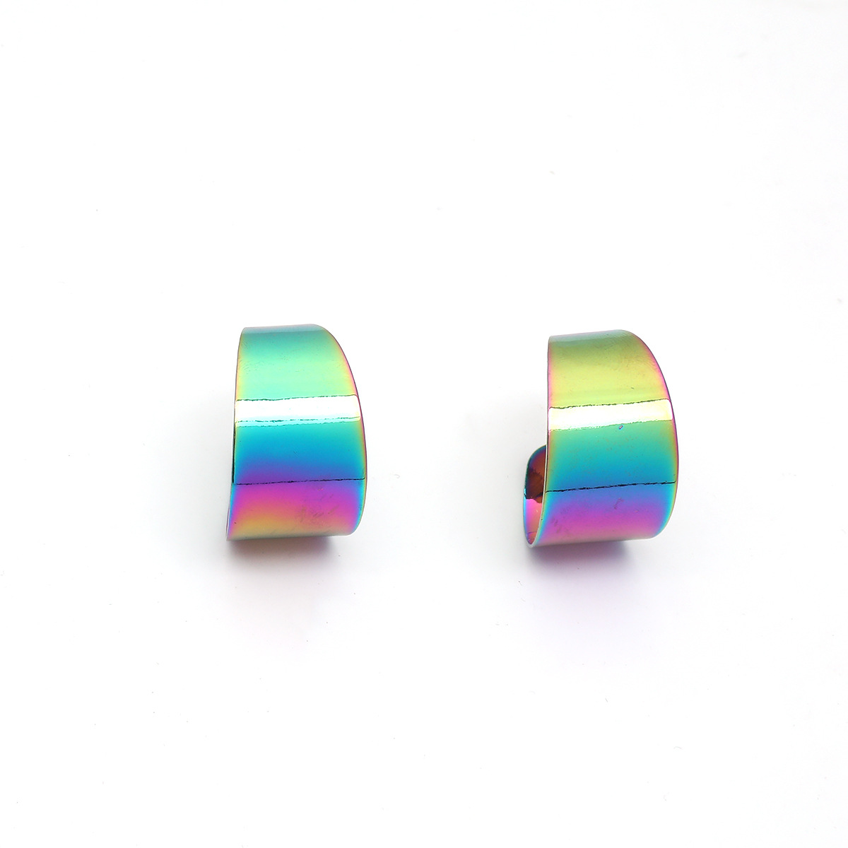 Fashion New Creative Design Alloy Exaggerated C-shaped Earrings Wholesale display picture 1