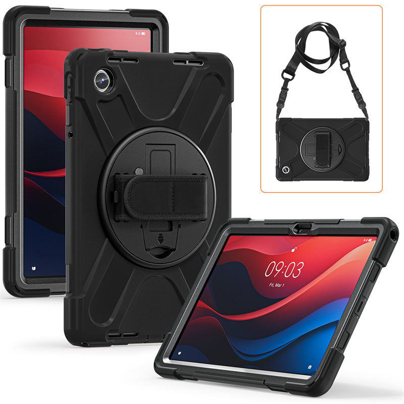 适用联想Tab M11 TB330FU旋转支架镜头全包TB331FC背带平板保护套