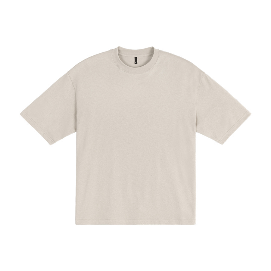 ETAI Hombre| Casual algodón de lino suelto camiseta de manga corta de cuello pequeño camiseta de cuello redondo camiseta de algodón de calle universal T